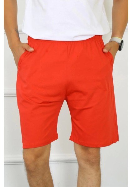 Erkek Pamuk Kırmızı Şort fiyatları