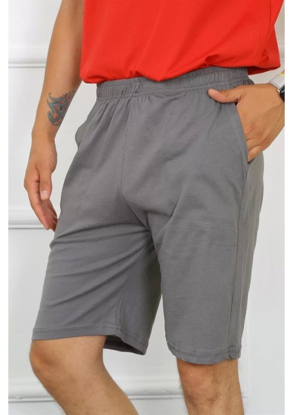 Erkek Pamuk Füme Şort modelleri