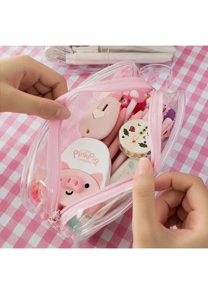 Şeffaf Içi Sulu Simli Sevimli Kalemlik ve Cüzdan, Okul Öncesi Hediye Seçeneği fiyatları