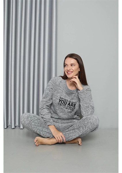 Polar Kadın Pijama Takımı Gri