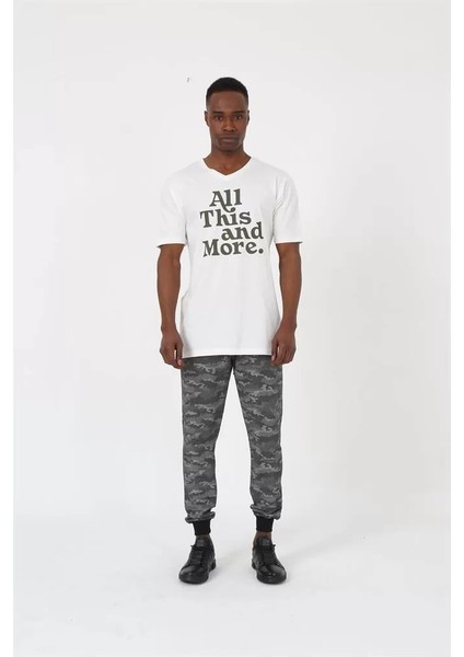 Erkek Pamuk Alt Eşofman Gri modelleri