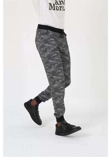 Erkek Pamuk Alt Eşofman Gri fırsatları