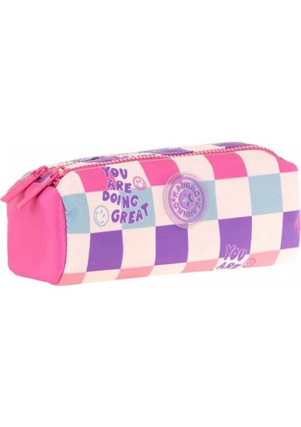 Iki Bölmeli Sevimli Kız Çocuk Okul Kalem Çantası Pembe Mor K2698 fiyatları