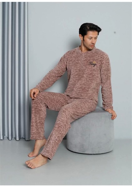 Polar Erkek Pijama Takımı Sütlü Kahve modelleri