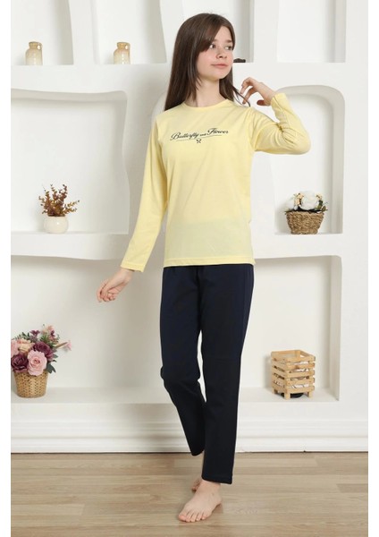 Kız Çocuk Penye Pijama Takım Sarı fiyatları