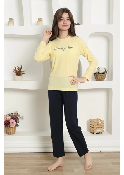 Kız Çocuk Penye Pijama Takım Sarı indirimleri