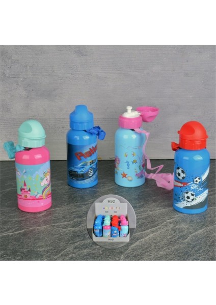 Mor Alüminyum 500 ml Spor Matara, Hafif ve Dayanıklı Su Şişesi