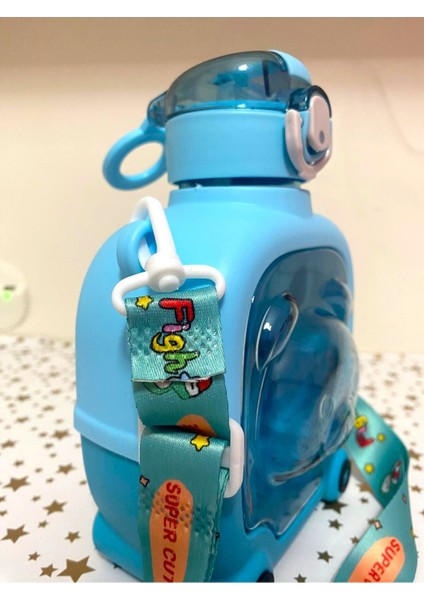 Sevimli Ayıcık Görünümlü 1 Lt Çocuk Suluk, Mavi, Okul ve Günlük Kullanım Için Uygun fiyatları
