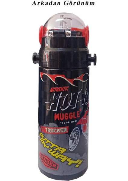 550 ml Siyah Çelik Çocuk Suluk, Okula ve Günlük Kullanım Için modelleri