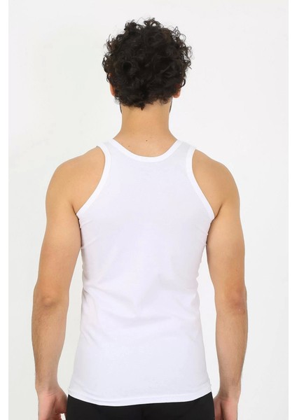 Erkek Beyaz Ribana Atlet modelleri