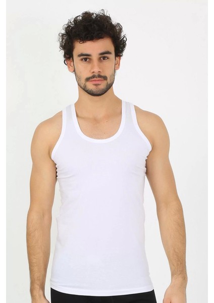 Erkek Beyaz Ribana Atlet indirimleri