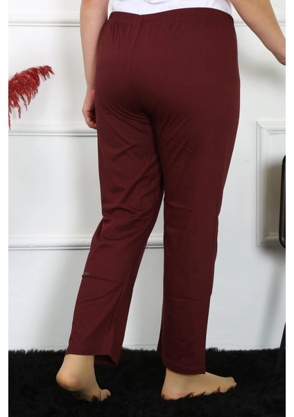 Kadın Pamuklu Büyük Beden Alt Pijama modelleri