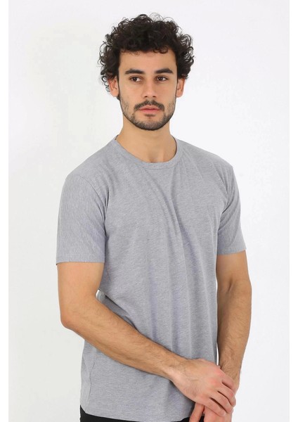 Erkek Sıfır Yaka Gri Penye Atlet modelleri