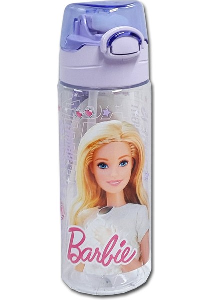 Pembe Pipetli 500 ml Okul Matara, Şık ve Kullanışlı Suluk