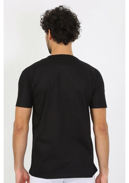 Erkek Sıfır Yaka Siyah Penye Atlet modelleri