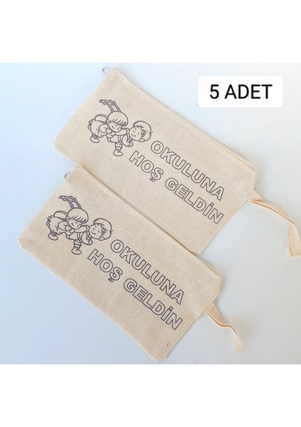 Beş Renkli Kalemlik Seti, Hoş Geldiniz, Hediye, Kurumsal, Okul Için