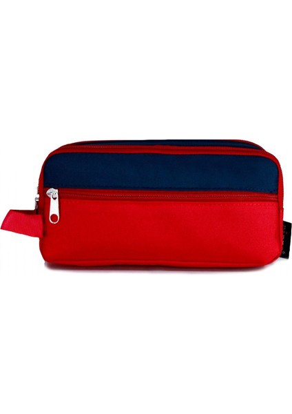 Üç Bölmeli Renkli Okul Kalem Çantası, Şık ve Kullanışlı Tasarım