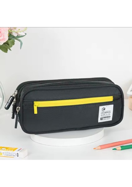 Şık Desenli Geniş Kapasiteli Kanvas Kalemlik ve Cüzdan, Okul Öncesi Hediye Seçeneği