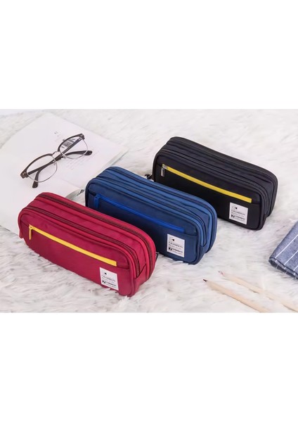 Şık Desenli Geniş Kapasiteli Kanvas Kalemlik ve Cüzdan, Okul Öncesi Hediye Seçeneği indirimleri