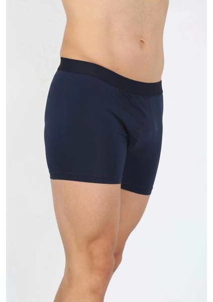 Erkek Pamuk Likralı Boxer Lacivert modelleri