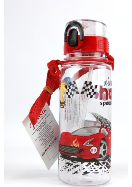 Kırmızı 500 ml Okul Matara, Şık ve Sağlam Tasarım