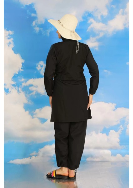 Kadın Tam Tesettür Mayo Siyah indirimleri