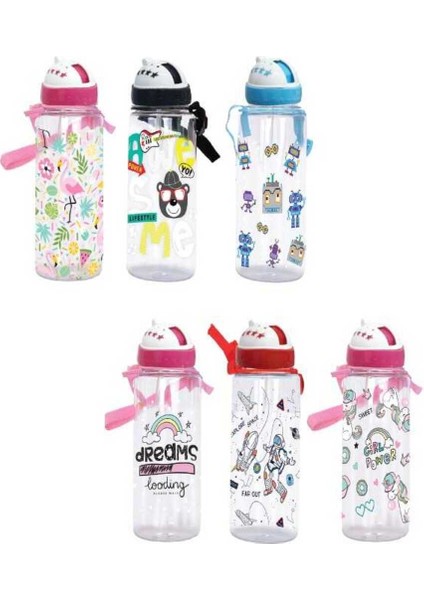 Gri 500 ml Okul Matara, Dayanıklı ve Şık Sıvı Taşıma Tasarımı