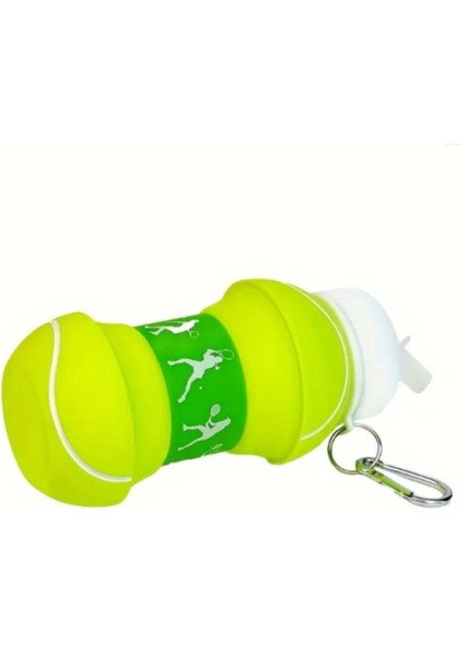 Yeşil Katlanabilir Akordiyon Şişe, Şık ve Kompakt Su Kabı fiyatları