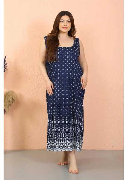 Kadın Büyük Beden Kalın Askılı Yırtmaçlı Gecelik fırsatları