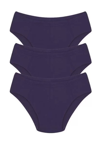 Erkek Pamuk 3lü Saks Slip