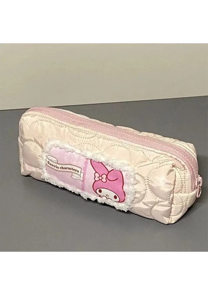 Pembe Karakterli Okul ve Kozmetik Çantası, Şık ve Kullanışlı Tasarım