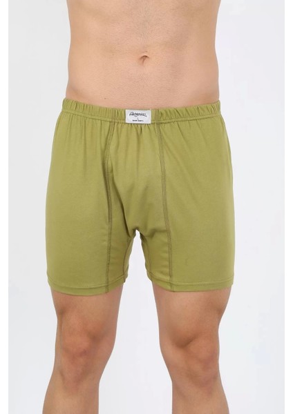 Erkek Pamuk Paçalı Külot Haki