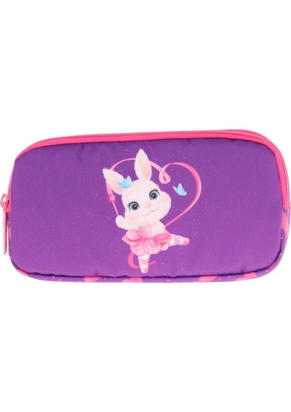 Kız Çocuk Kalem Çantası, Fuşya Mor, Kalpli Tavşan, Üç Gözlü, Şık ve Sevimli Tasarım fiyatları