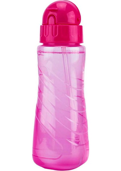 Pembe 500 ml Plastik Su Şişesi Pipetli, Hafif ve Dayanıklı, Pratik ve Şık Tasarım fiyatları