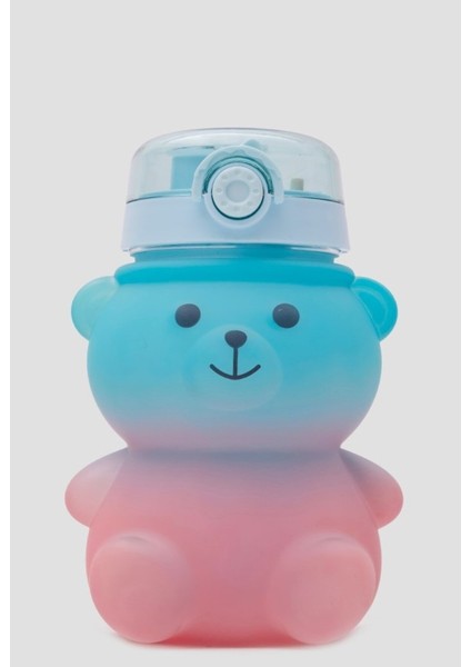 Turkuaz 1300ML Çocuk Suluğu Ayıcık Figürlü Su Matarası, Bpa Içermez, Damlatmaz fırsatları