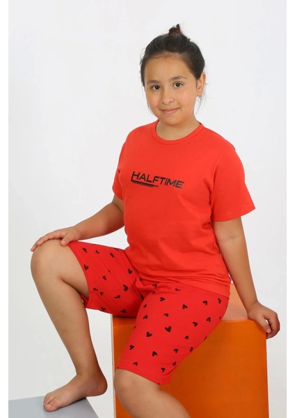 Kız Çocuk Şortlu Kısa Kol Penye Pijama Takım modelleri