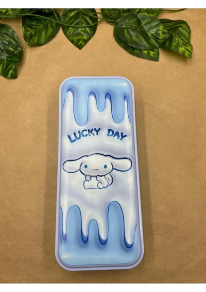 Kahverengi Çift Hazneli Sevimli Kalemlik, Sert Yüzeyli, Okul ve Hediye Için Ideal