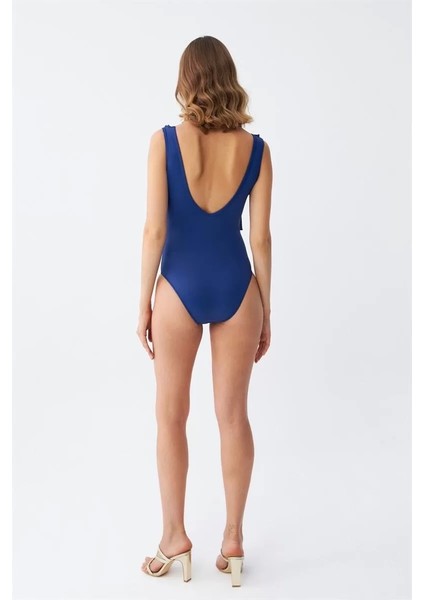 Kadın Püsküllü Mayo Saks