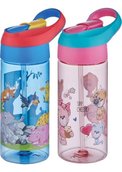 Mavi Tritan Kalın Pipetli Okul Suluğu, Sağlam ve Şık Tasarım fiyatları