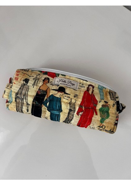 Şık Vintage Tek Gözlü Yıkanabilir Fermuarlı Kalemlik, Okul ve Ofis Için Kullanışlı fiyatları