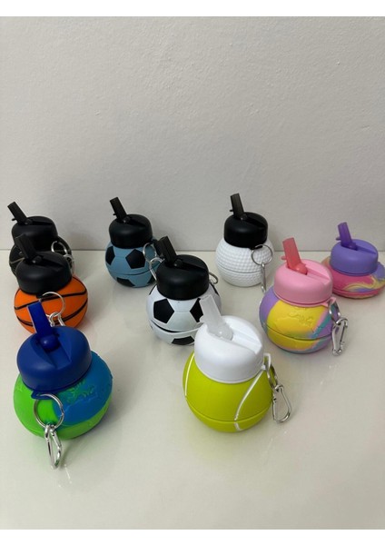 Katlanabilir 550ML Siyah Matara, Sızdırmaz ve Hafif, Okul, Ofis, Kamp, Seyahat Için Ideal fırsatları