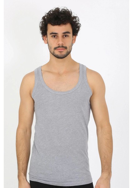 Erkek Gri Ribana Atlet