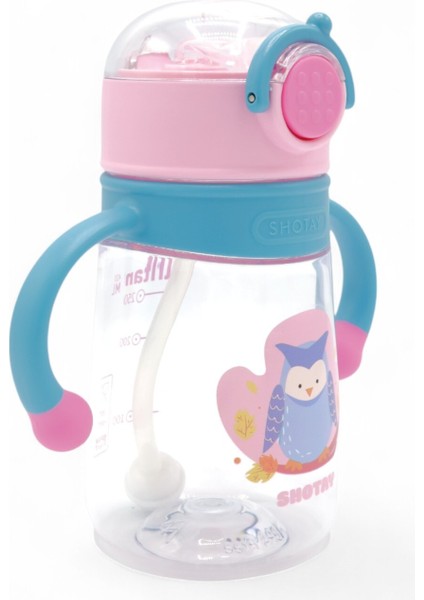 Renkli Tritan Pipetli Suluk, Çocuklar Için, 420 Ml, Bpa Içermeyen, Sağlıklı ve Şık fırsatları