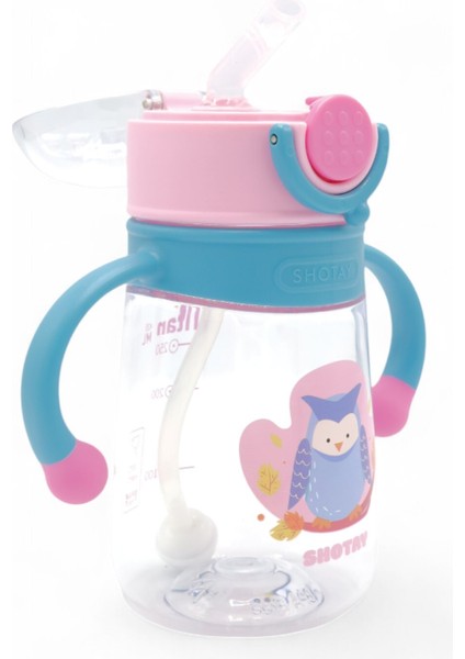 Renkli Tritan Pipetli Suluk, Çocuklar Için, 420 Ml, Bpa Içermeyen, Sağlıklı ve Şık indirimleri