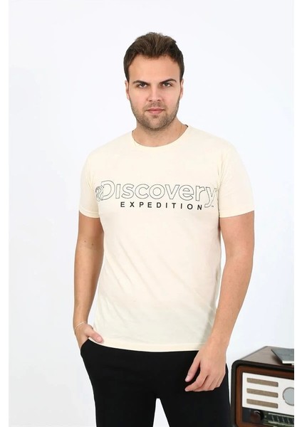 Erkek Kısa Kol Penye Pijama Takımı Krem fiyatları