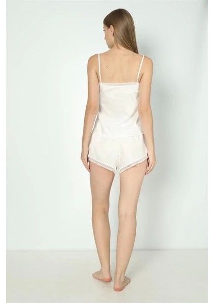 Kadın 2'li Saten Ip Askılı Pijama Takımı modelleri