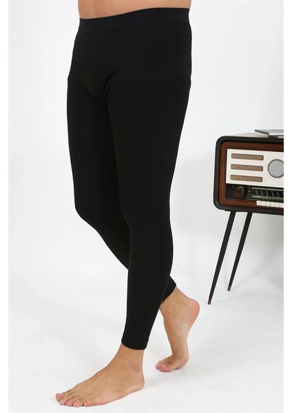 Erkek Termal Tayt Kışlık Tek Alt Içlik Siyah indirimleri