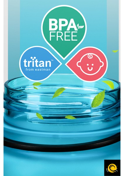 Çevre Dostu Çocuk ve Spor 500ML Turuncu Tritan Suluk