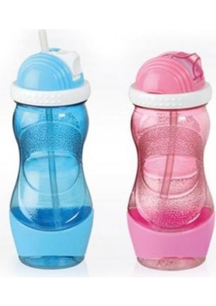 Mavi 330 mm Kido Pipetli Plastik Suluk, Okul ve Günlük Kullanım Için Ideal