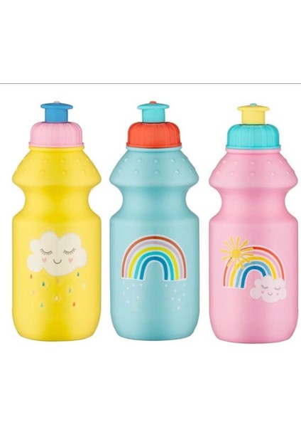 Renkli Çocuk Su Şişesi, 350 ml Bpa Free, Okul ve Ev Kullanımı Için Ideal. modelleri